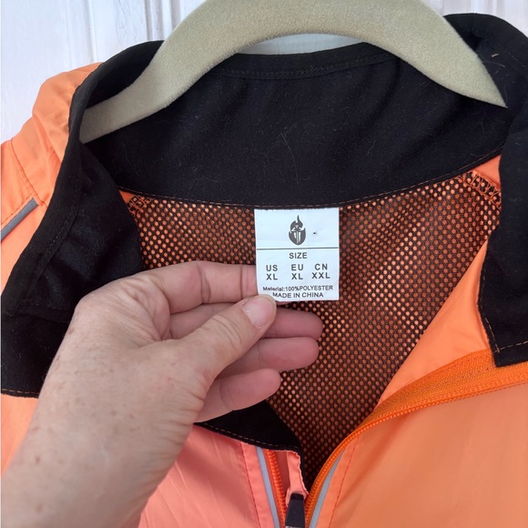 Wolfbike Men’s Waterproof Cycling Jacket Zip Front Lightweight Wind Resistant - Picture 6 of 15